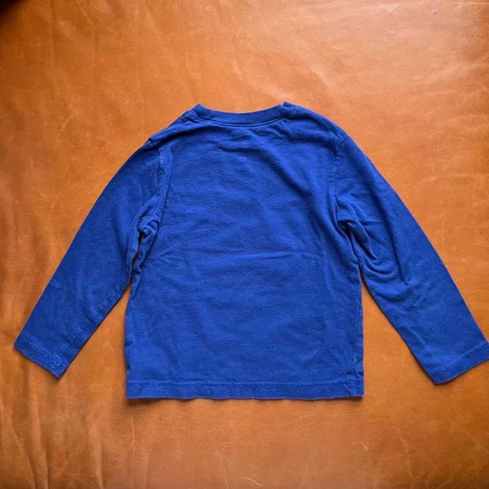 GAP Baby Fire Truck 100% Cotton Blue Tee, 4T